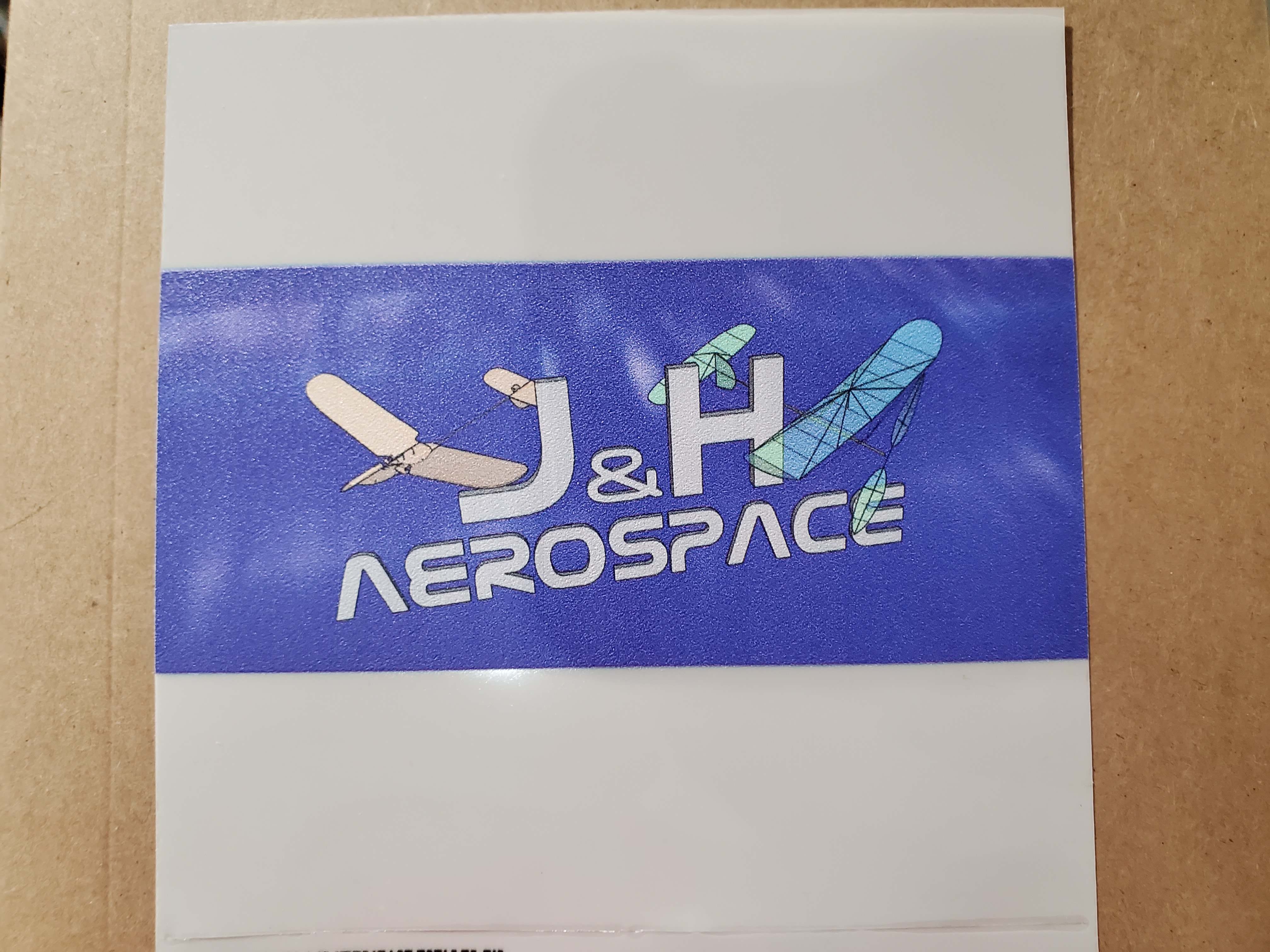 Window sticker | J&H Aerospace