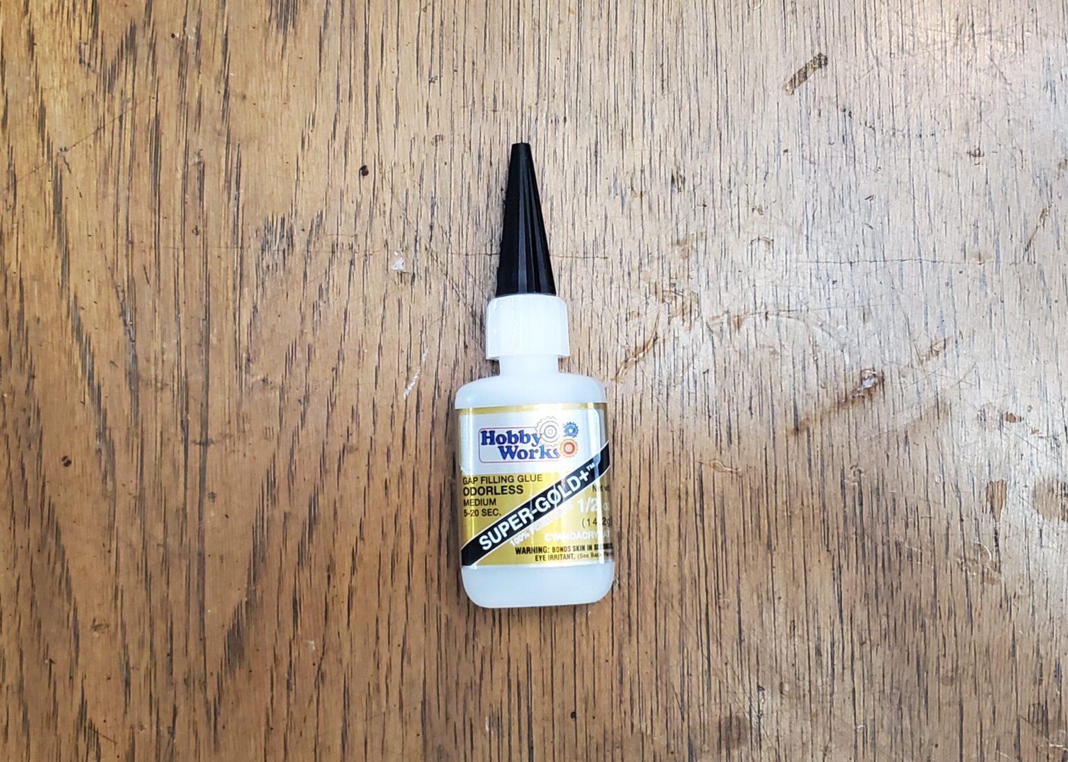 Super Gold+ Medium Foam Safe CA Glue J&H Aerospace