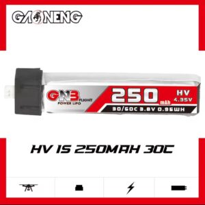 GNB 1s 250mah HV Lipo jst 1.25